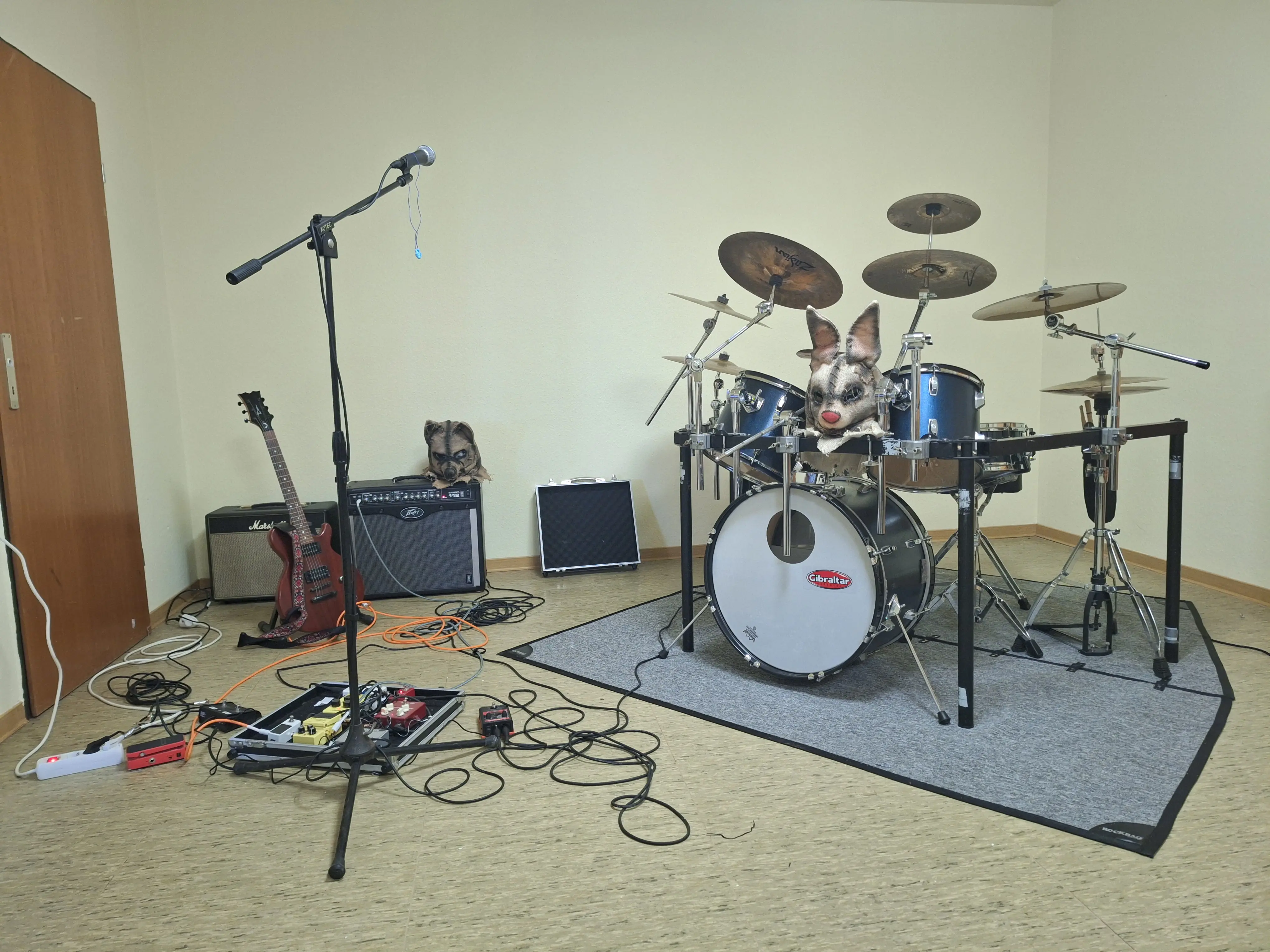 Hier proben Lone Strike und Fusion Bunny